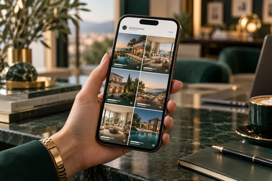 Real estate social media content